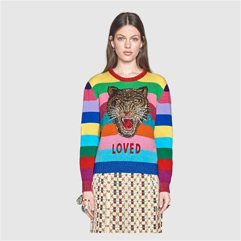 gucci inspired sweater|Gucci color sweater.